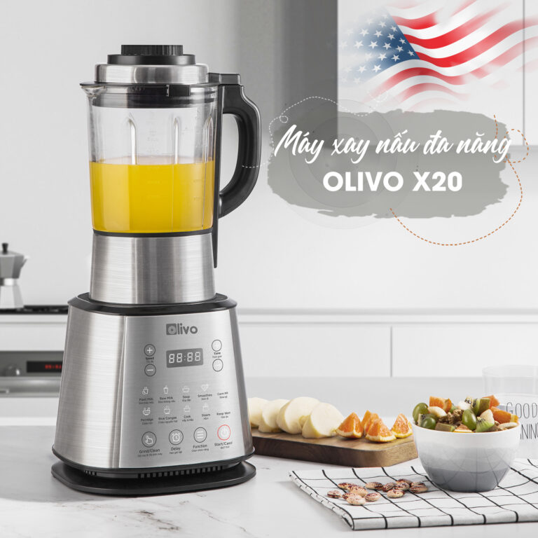 Máy Làm Sữa Hạt OLIVO X20 - Máy Xay Nấu Đa Năng Tốt Nhất Hiện Nay