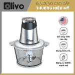 Máy Xay Thực Phẩm Đa Năng OLIVO FC21 - Dung Tích 2.1L - Công Suất 500W